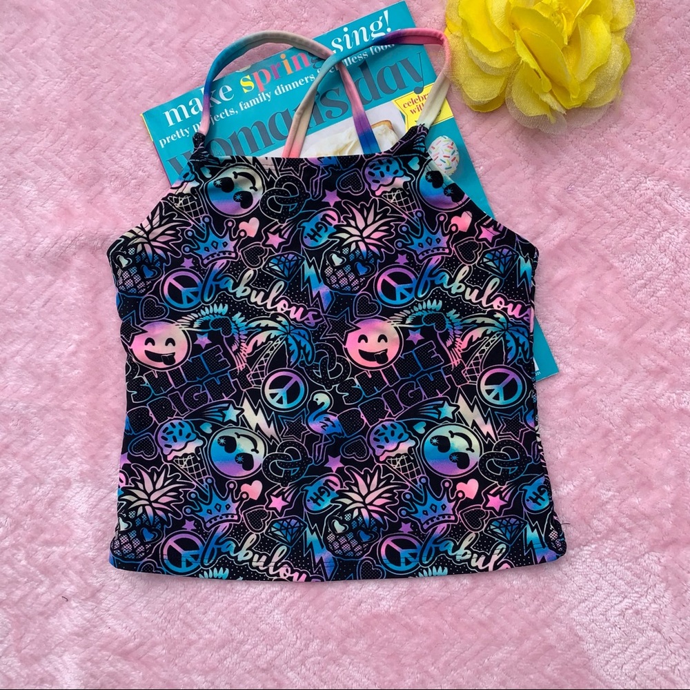 Wonder Nation Halter Tankini Swimsuit